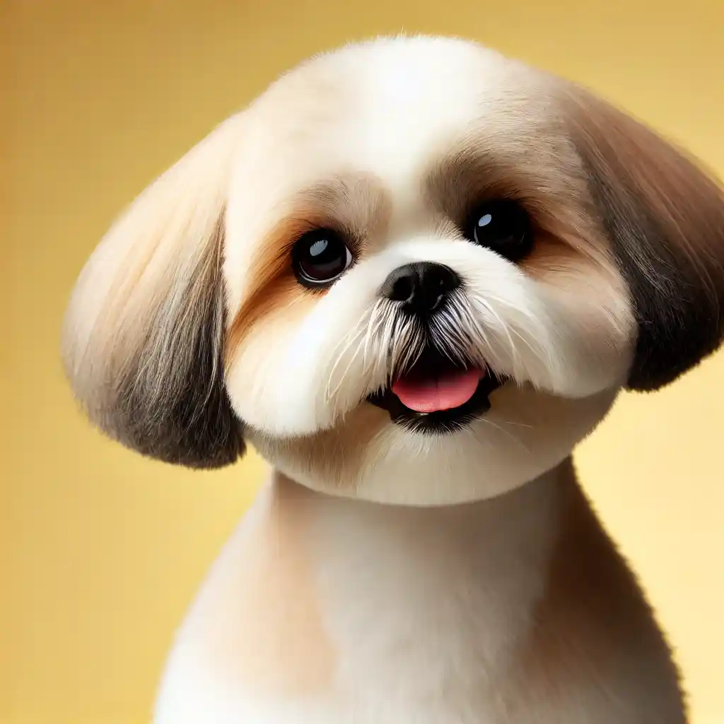 bano-peluqueria-canina-perro-raza-Shih-Tzu fotografía profesional perro feliz peluqueria canina raza Shih Tzu